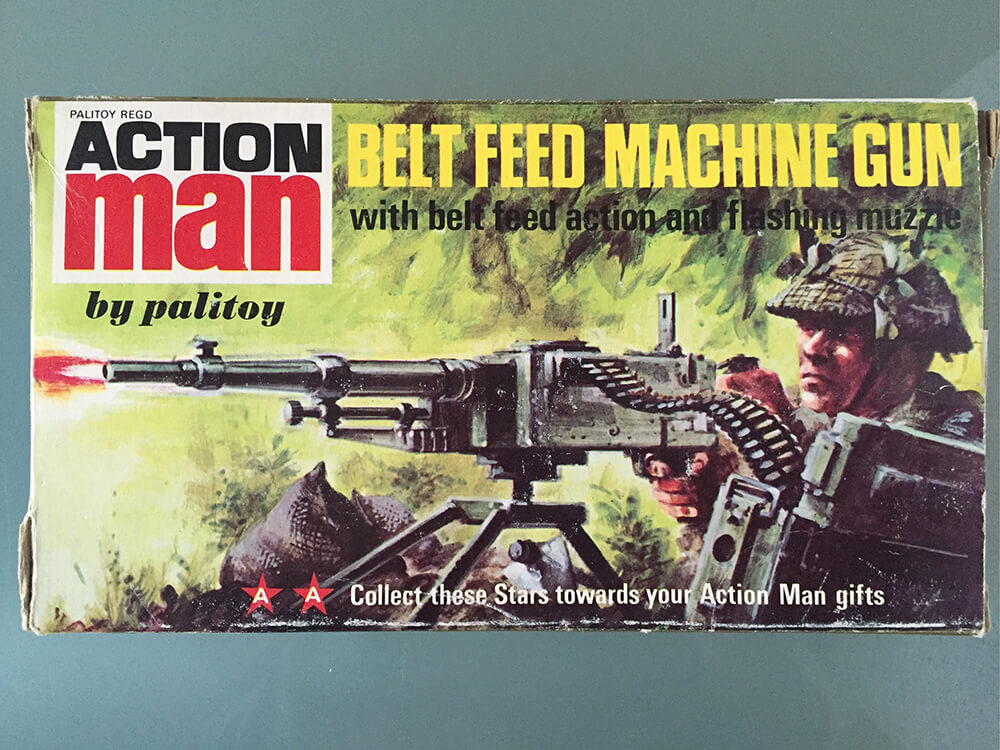 Action Man Belt Feed Machine Gun Box