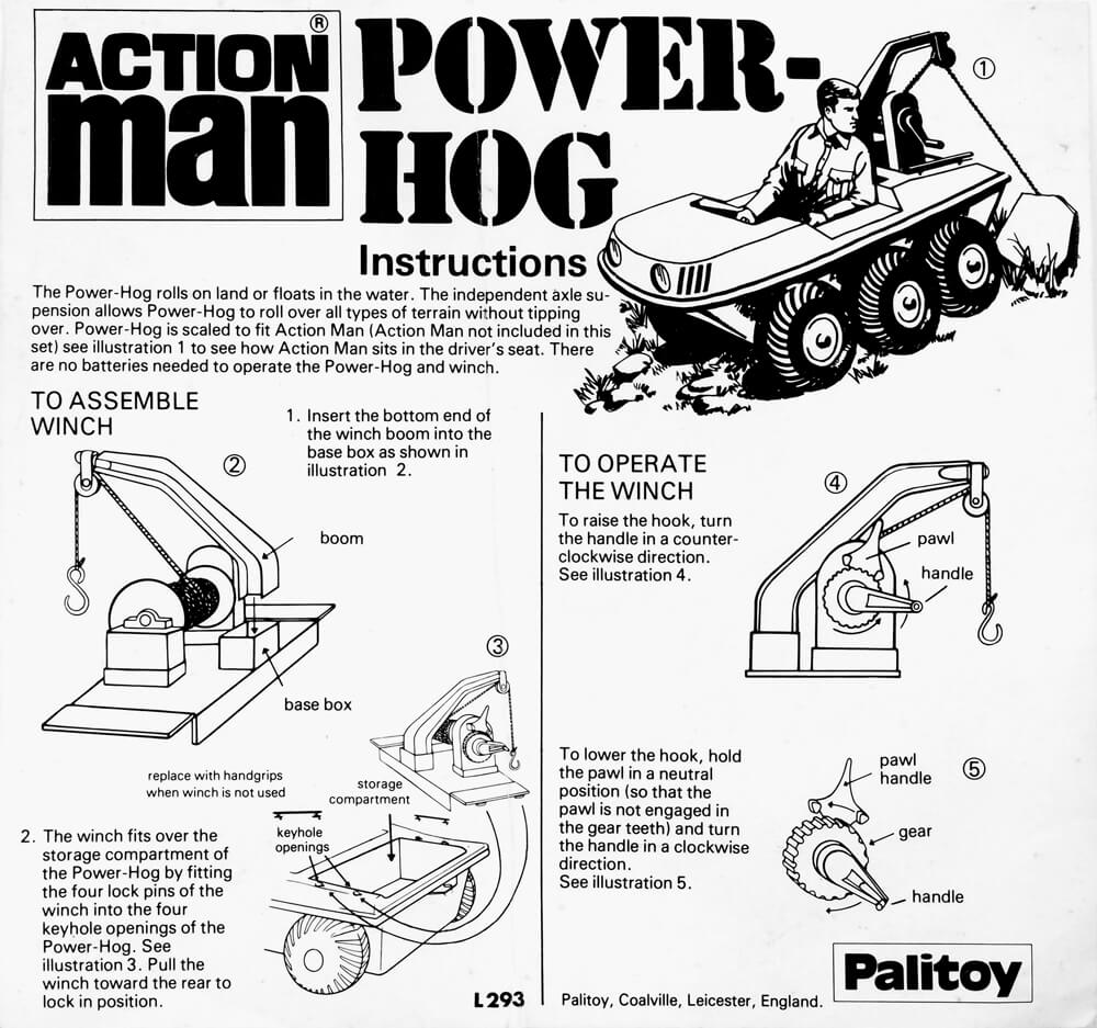 Action Man Power Hog Instructions