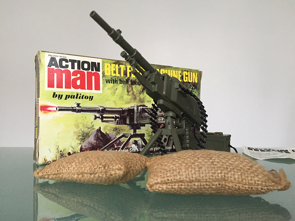 Action Man Battery Machine Gun