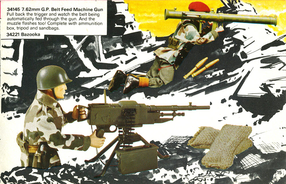 Action Man Battery Machine Gun 1973