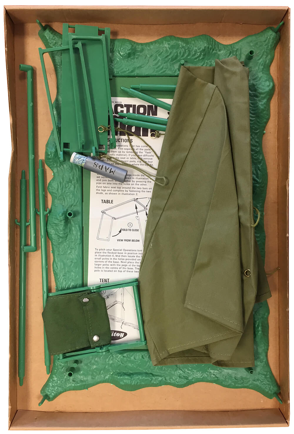 Action Man Special Operations Tent Contents