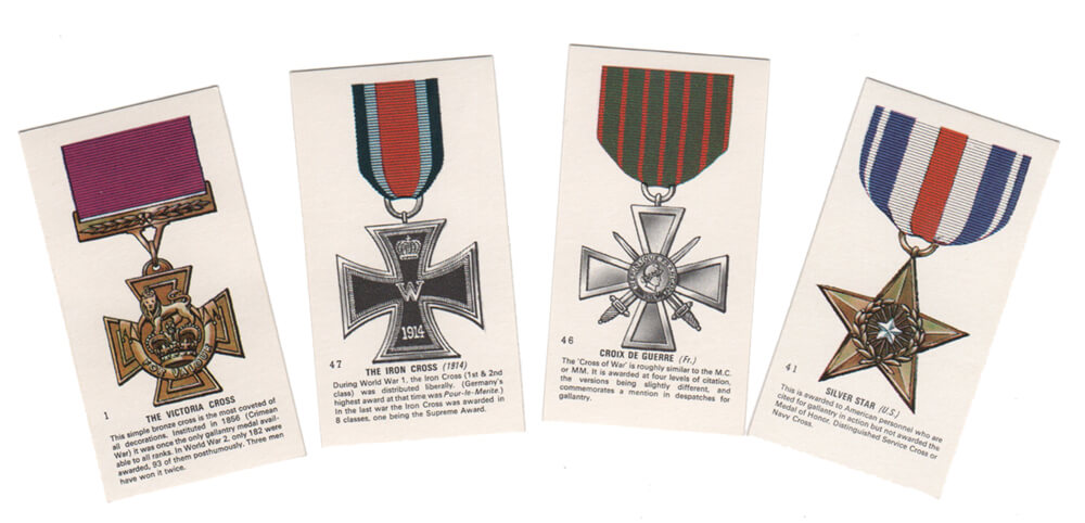 Tommy Gunn Medal Cards